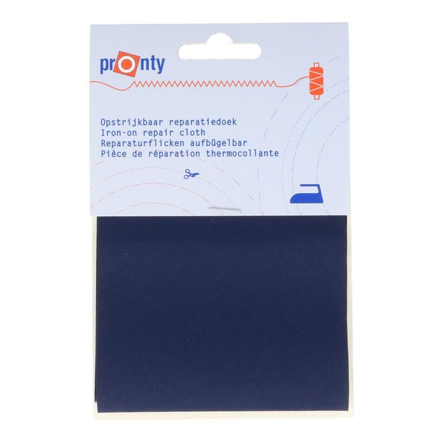 Reparatiedoek kleur 54 (keperkatoen donkerblauw)