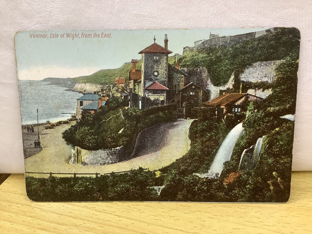 Ventnor, Isle of Wight, from the East, The Dove Series No.113 vintage postcard. Our Ref no. R789 £2.85