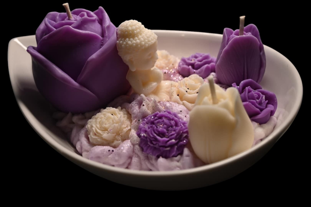 Bougies Goutte Fleurie – Édition Spéciale Mariage