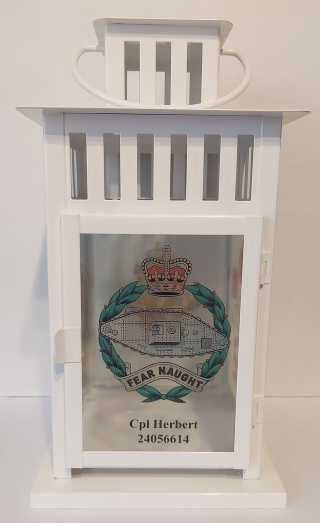 North Irish Horse & tank regiment Lantern