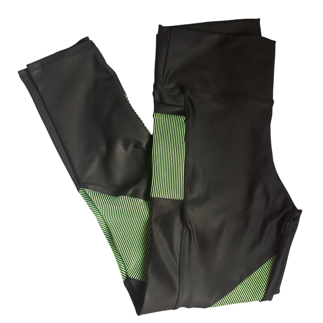 Calça Legging Detalhe 3D Com Bolsos | AP Moda Fitness