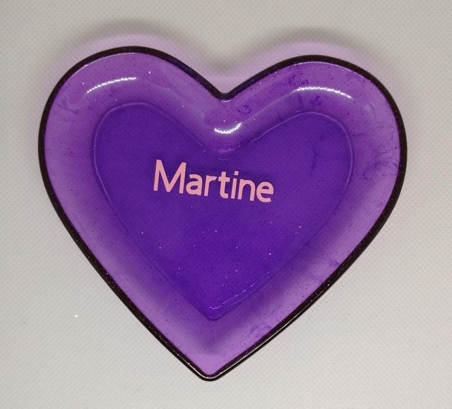 Vide poche coeur personnalisé 