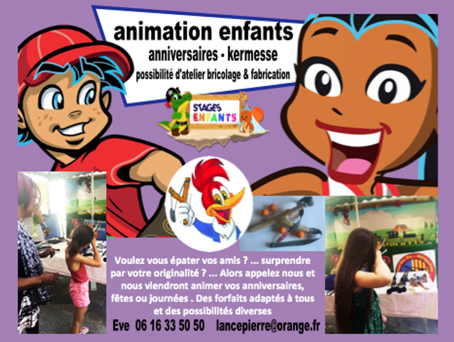 animations enfants en PACA