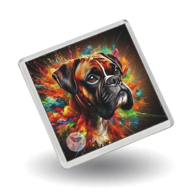 Artistic dog print Fridge Magnet (D16)