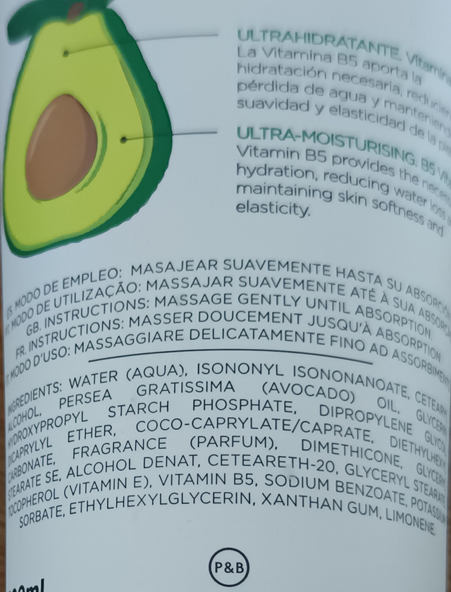 The Fruit Company " Lotion pour le corps Hydratante "