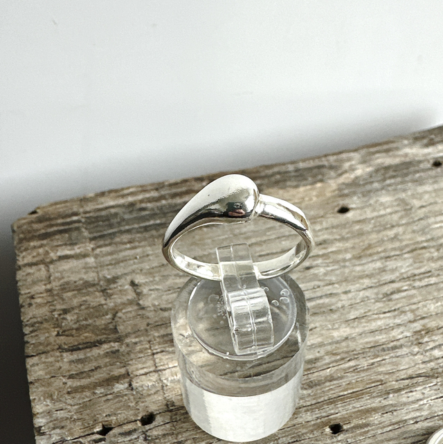 Silver Drop Ring