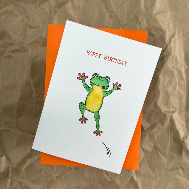 Hoppy Birthday - Greeting Card
