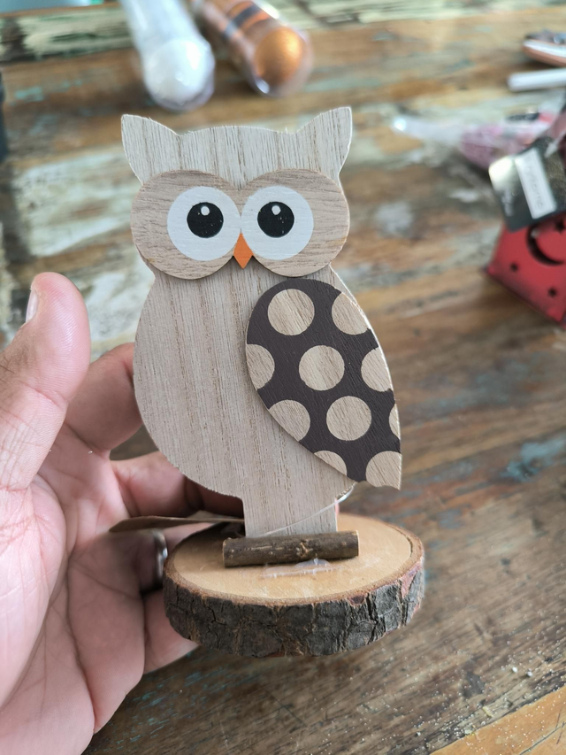 CHOUETTE BOIS A POSER