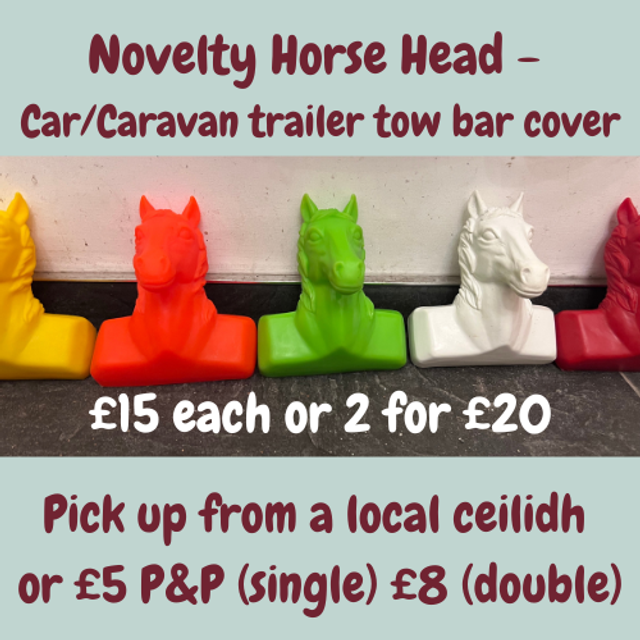 Tow Ball Cover: Novelty Horse Head – Car Caravan Trailer £15 each, 2 for £20. P&amp;P available.