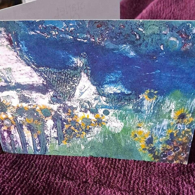 Staithes Coastal Path 6 X 4 " Card