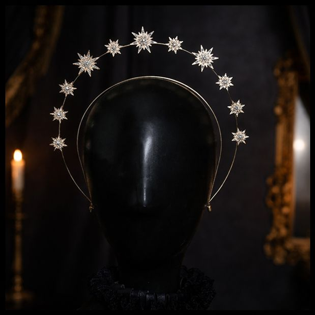 Couronne halo Stella, Accessoire isssu du mon dressing photo