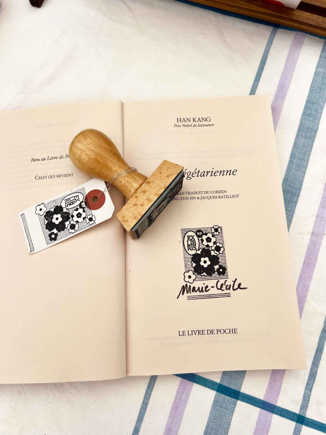 Ex-libris - Fleurs japonaises