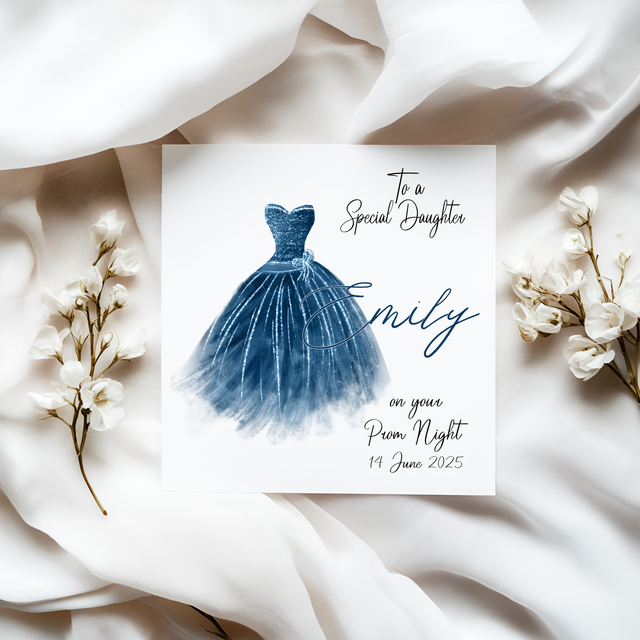 Personalised Prom Card for girls