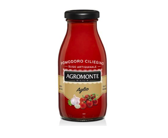 Agromonte - Sugo Cseresznyeparadicsom és fokhagyma 260g