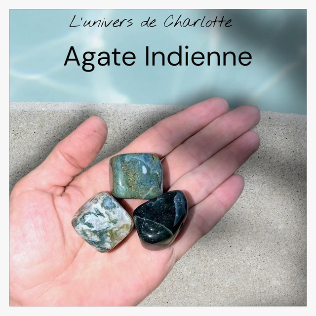 Pierre roulée "Agate indienne"