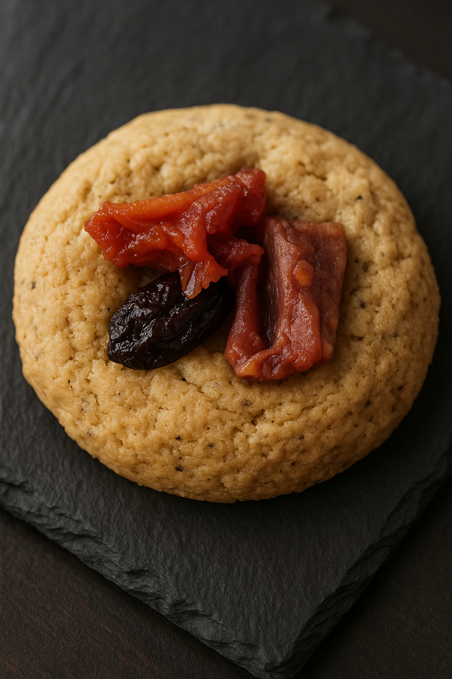 Cookie salé - Tomates séchées & Olives