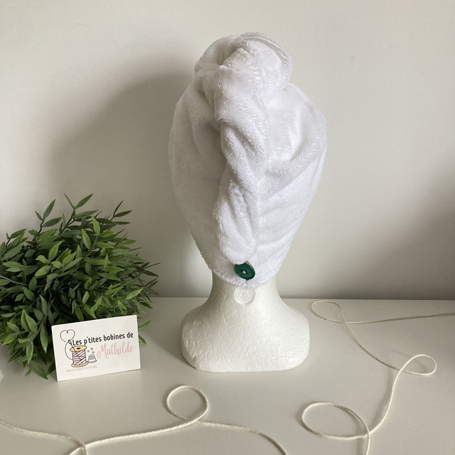 Serviette cheveux | Blanc