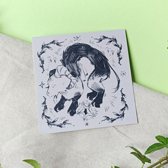 unseen - square print