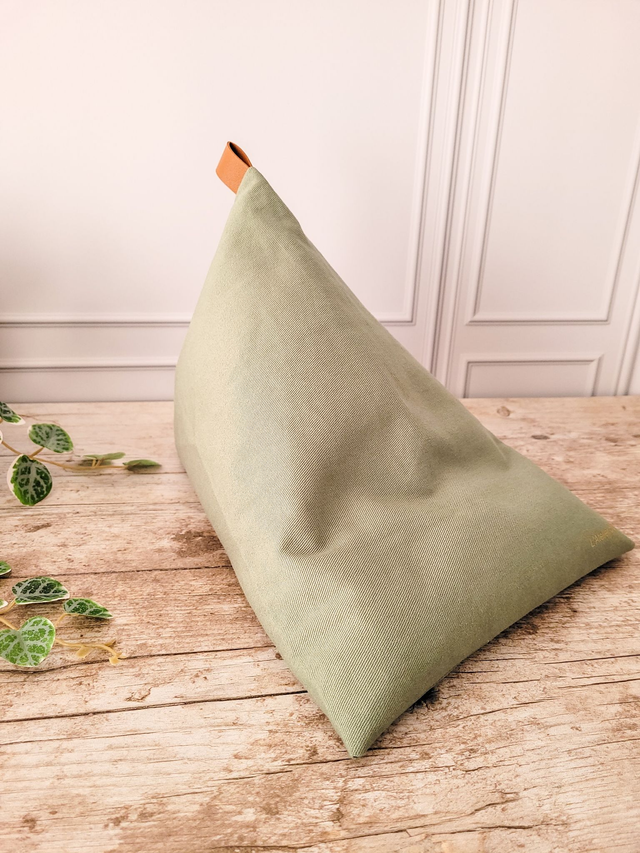 Berlingot de lecture Kaki -poche-