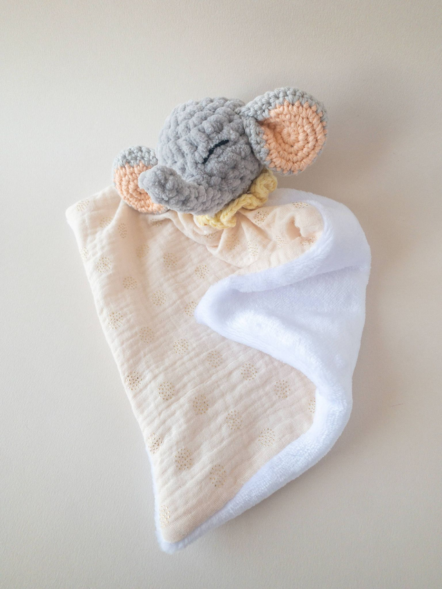 Doudou tissu - ELEPHANT