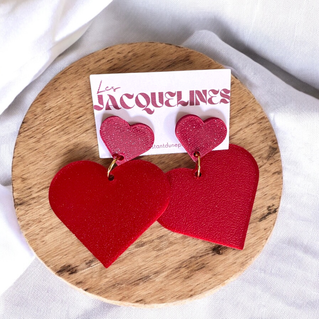 Boucles d’oreilles &quot;Coup de Cœur&quot; 