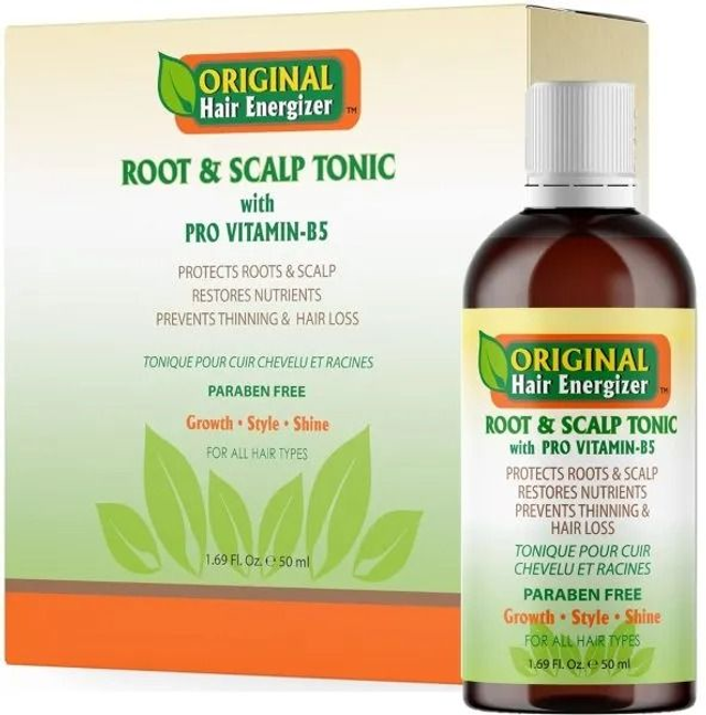 Organic  Hair Energizer: Root & Scalp Tonic 1.7oz 50ML