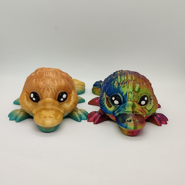 Platypus, Realistic 3D Printed Platypus, 3D Printed Animal Figurine, Unique Animals, Wildlife Animal, Dick-billed Platypus 