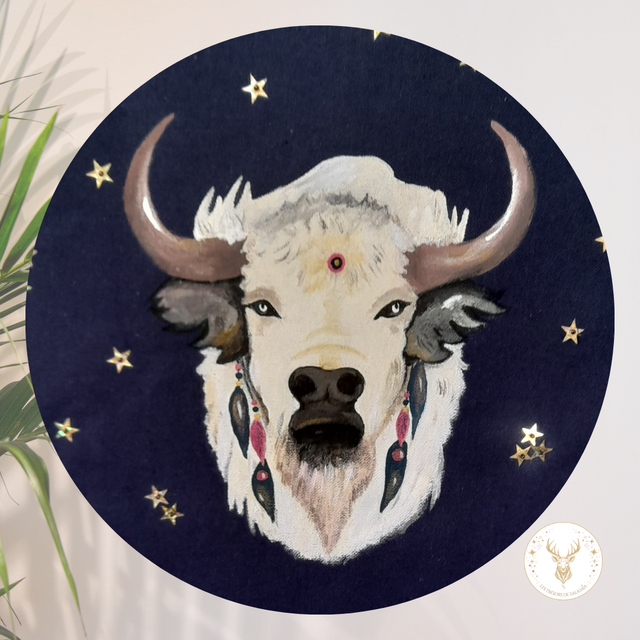 Housse de tambour chamanique 