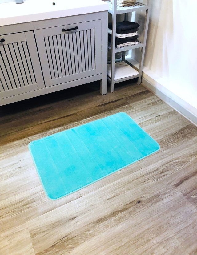 HODYSSEA Tapis de bain douche DOUCEUR 100% Polyester 80 x 50 cm Anti-dérapant