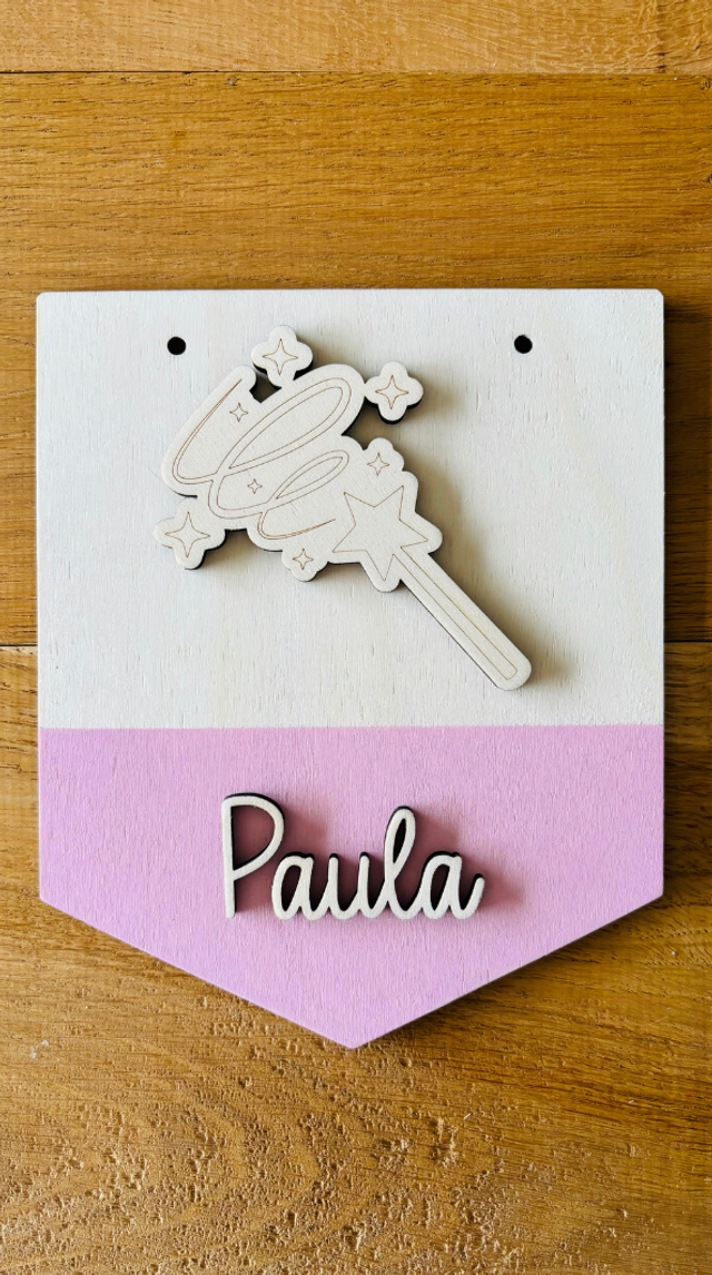 Fanion Baguette magique - Personnalisable 