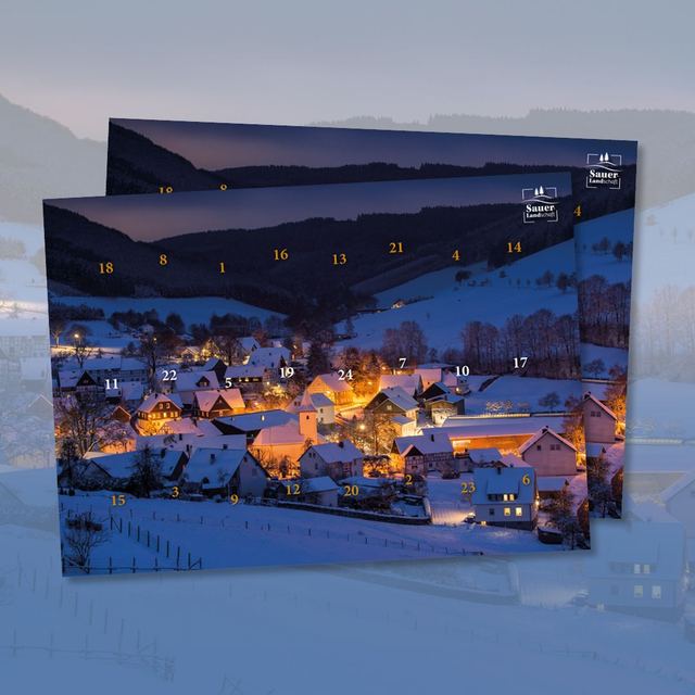 Schokoladen-Adventskalender "SauerLandschaft"
