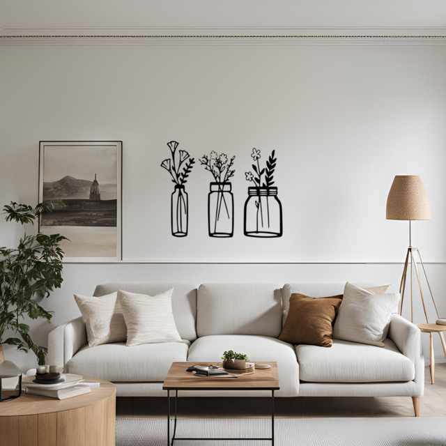 3 petits pot de fleurs (50x39cm) 