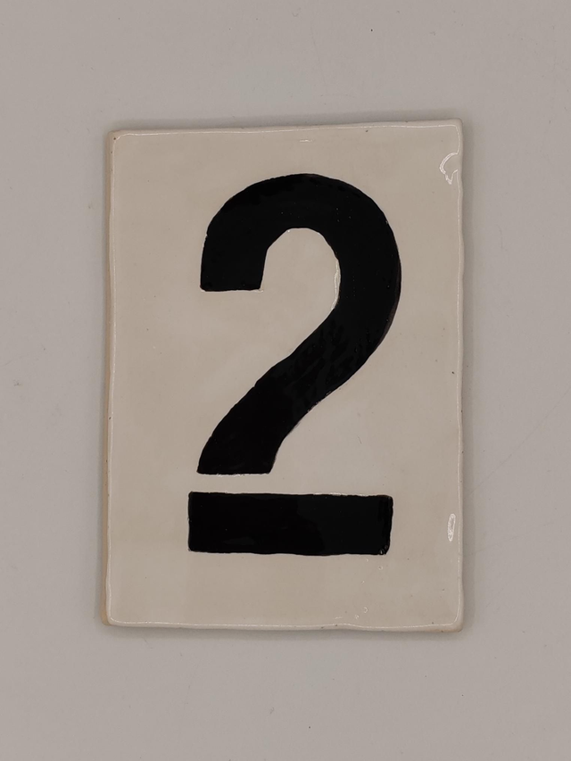 Plaque de maison numérotées