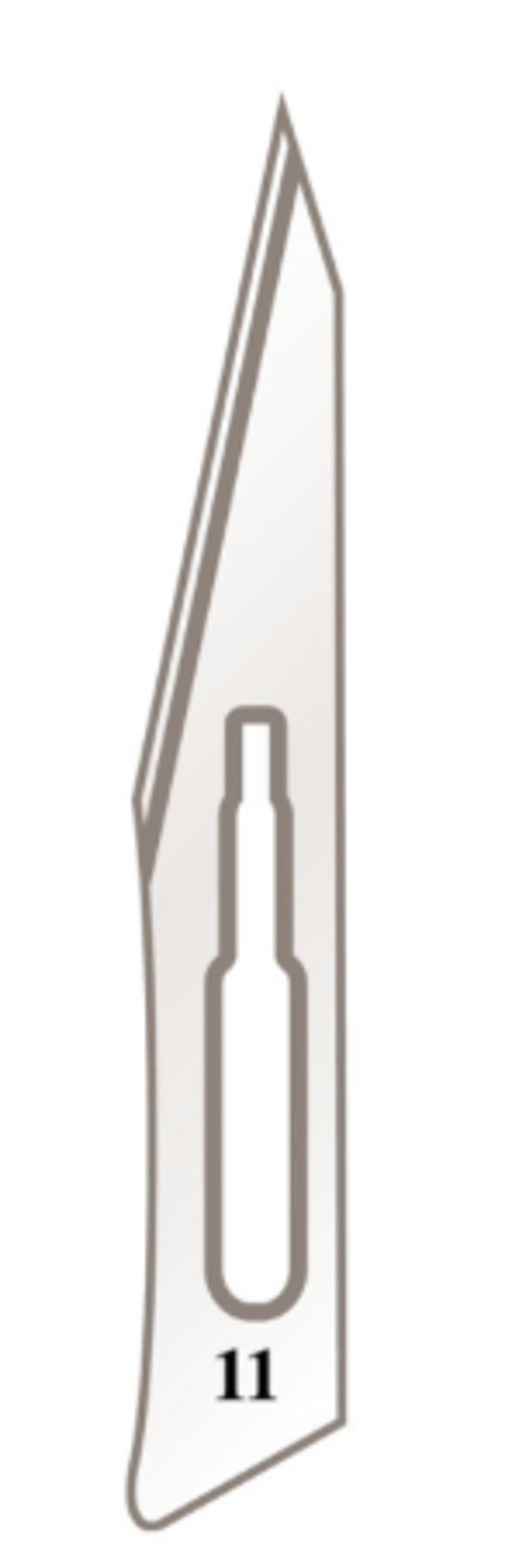 Skalpellklinge Nr. 11 10 Stück für Griff 3