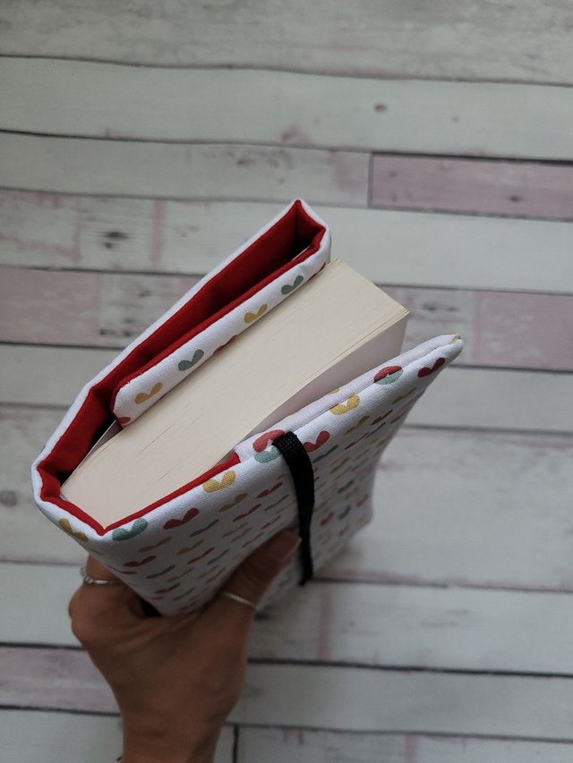 Protège livre amovible S - Coeurs