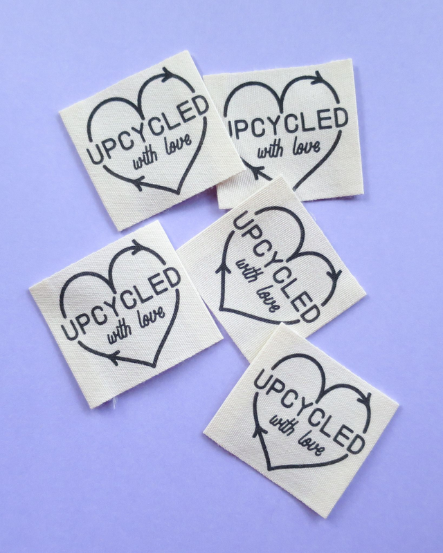 Upcycled with love (x5)