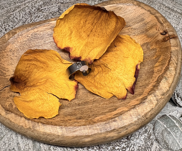 Bague en acier inoxydable et quartz rose « Jen » (Collection Octobre Rose)