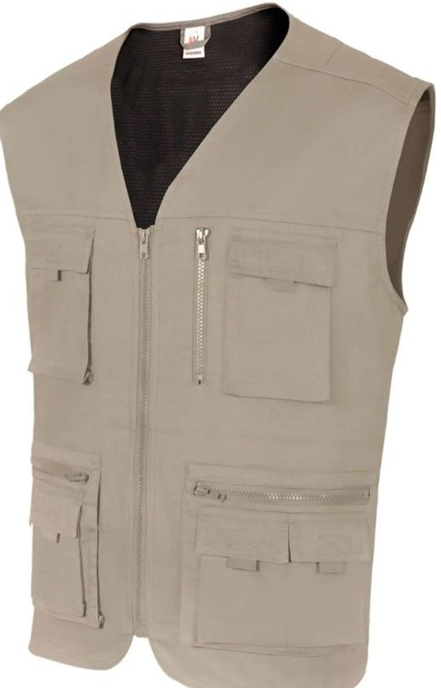 Gilet multipoches (pack de 5 pièces)