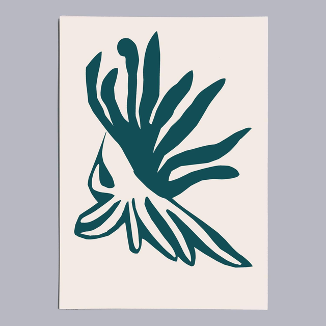 Sérigraphie verte, signées et numérotées, sur papier Offset 300g, format 45x32 cm.