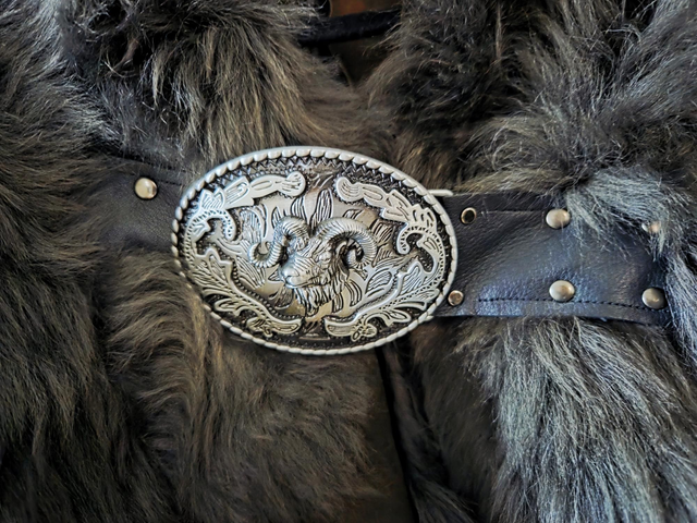 Shearling Sheepskin Mantle