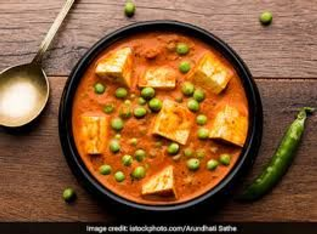 Mutter Paneer  Vegetarian