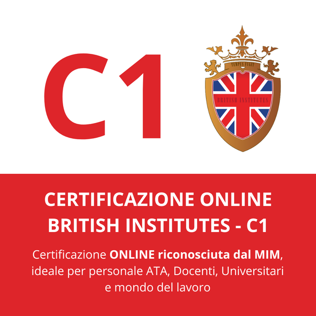 Certificazione ONLINE British Institutes (C1)