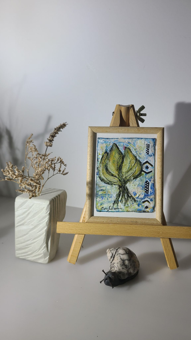 Petit tableau feuille