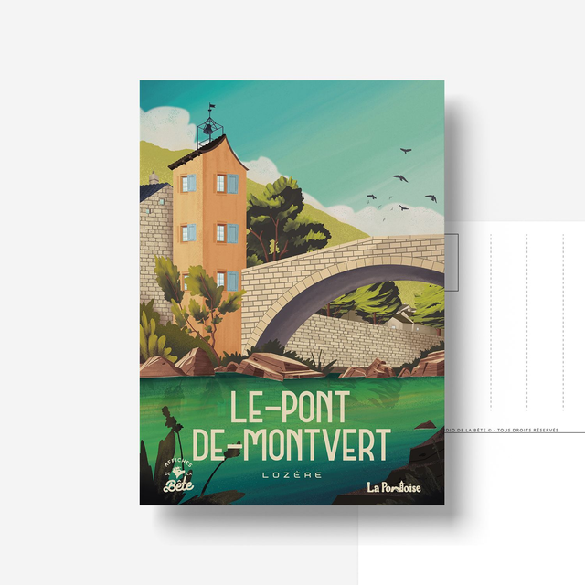 Carte Postale PONT-DE-MONTVERT