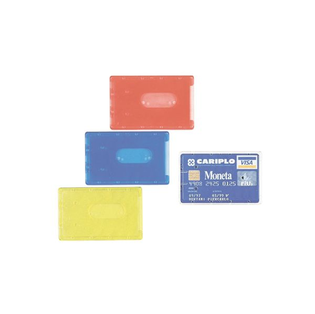 Porta Cards rigido - PVC - 8,5 x 5,4 cm 