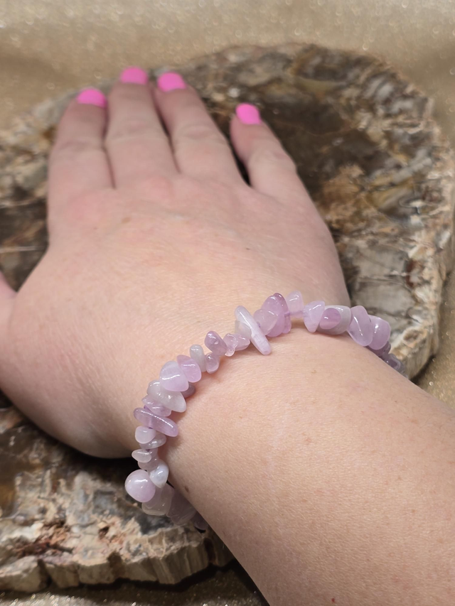 Bracelet baroque Kunzite 