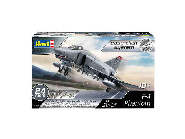F-4 PHANTOM easy click revell 03651 1/72