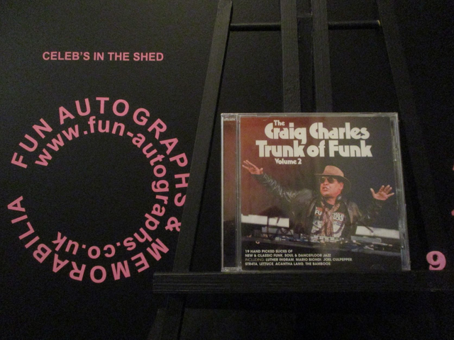 Craig Charles - 'The Craig Charles Trunk Of Funk Volume 2' Authentic Autographed Album Cover (9)
