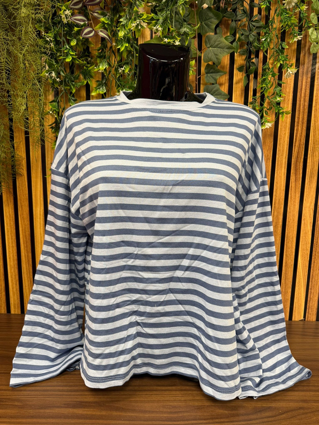 Longsleeve Lisa - blauw/blauw
