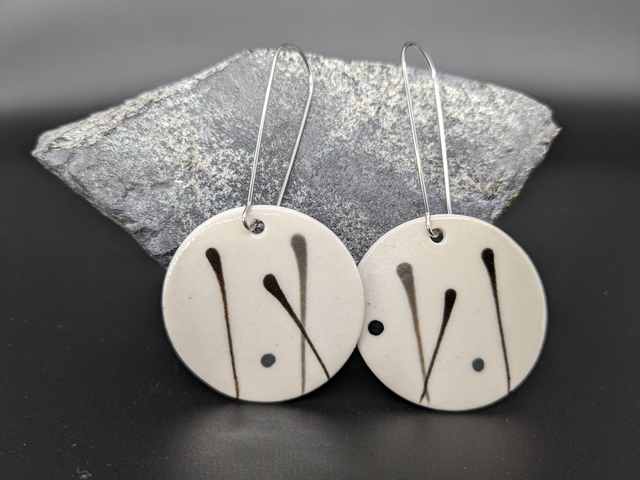 Boucles d'oreilles en céramique